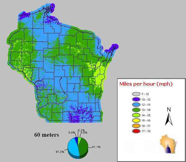 wind-resource-map wind resource map2 Building a Wind Turbine How To Guide