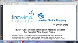 Wind Power: Focus On Hawaii Post Post Image Wind Power: Focus On Hawaii