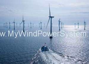London Array with repair/insoection ship approaching 31301 300x2161 Global Wind Power to Exceed 45GW In 2014?