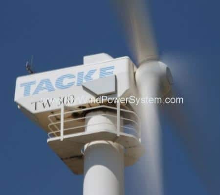 TACKE TW300 – Wind Turbines Sale 10kW - 500kW Wind Turbines - OFFERED Category TACKE TW300 – Wind Turbines Sale 10kW - 500kW Product