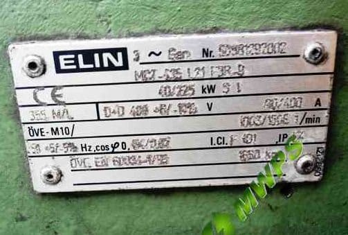 micon m700 225kw elin generator plate 1 MICON M700 Nacelle   LM Blades