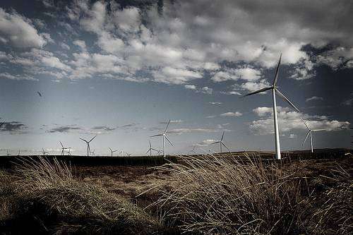 eaglesham moor4 Europes Biggest Wind Farm Opens in Scotland   140 Wind Turbines