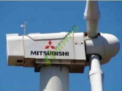 MITSUBISHI MWT-500 Used Wind Turbines 10kW - 500kW Wind Turbines - OFFERED Category MITSUBISHI MWT-500 Used Wind Turbines 10kW - 500kW Product