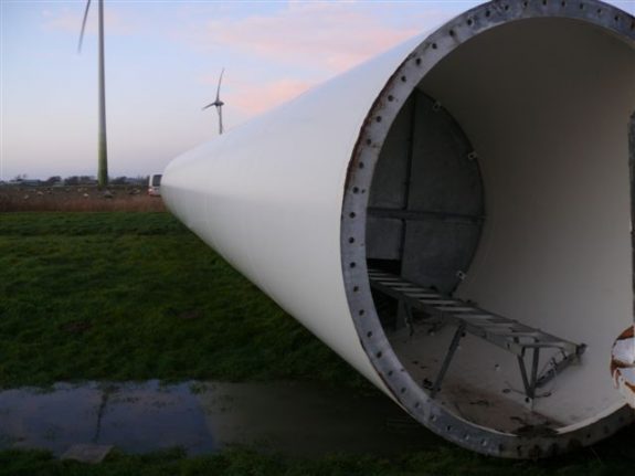 DEWIND D6   1.25mW Wind Turbines for Sale Vestas V52 Tower Section 1 e1471590063446