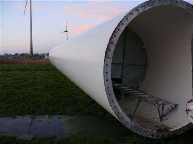 Vestas Tower For Sale – 65m – 213ft – 3 sections Vestas Tower For Sale – 65m – 213ft – 3 sections