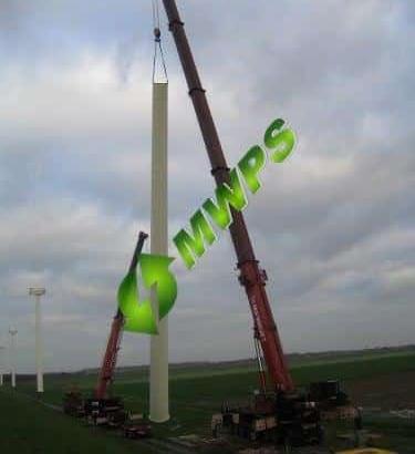 TUBULAR STEEL Wind Turbine Towers – 45m -For Sale Product