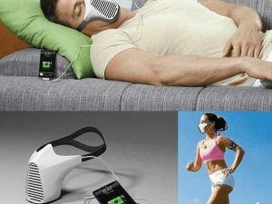 Aire Mask – Mini Wind Turbines To Charge iPhone Air Mask