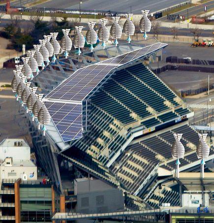 green stadiums energy philadelphia eagles lincoln financial field 40082 600x4501 Is This the End of Vertical Axis Wind Turbines?