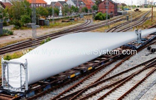 Germany Vestas SNCF Geodis Transport Wind Turbines by Rail2 Transportation of Wind Turbines