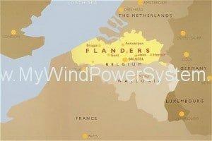 Vestas Turbines for Onshore Wind Farm in Flanders, Belgium. flanders today 300x2001