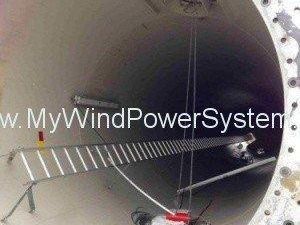 BONUS 600kW Mk4   11 units For Sale Bonus 600kW Mk4 Wind Turbine tower inside view 300x225