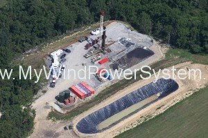 How Does Fracking Measure Up to Wind Power? Fracking Site1 300x2001
