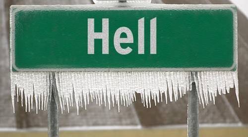 hell freezes over1 Hell Freezes Over  But Wind keeps the Lights On!