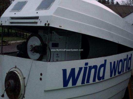 WINDWORLD W2700 150kW Wind Turbine WindWorld 2700 150kW Wind Turbine nacelle 547x410