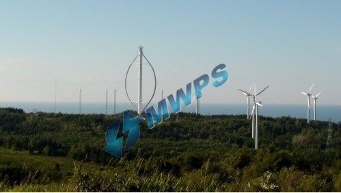 Acquire an Iconic Vertical Axis Copy 1 2 1 ICONIC 3.9mW Vertical Axis Wind Turbine For Sale