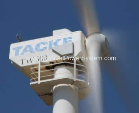 TACKE TW300   300kW Wind Turbines For Sale Tacke TW300 Wind Turbine 450x365