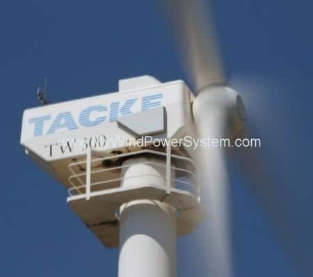 Tacke TW300 Wind Turbine TACKE TW300   300kW Wind Turbines For Sale