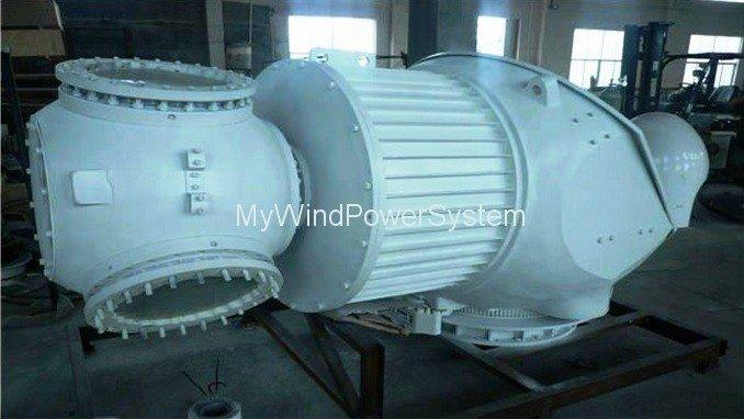 windking 18 50kw pmg wind turbine nacelle fabrik WINDKING FD18 50kW   Direct Drive