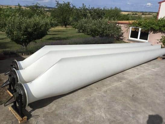 Vestas V27 Rotor Blades Set Vestas V27 Blades - Part Restored a