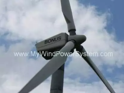 De-rated Bonus 300 250kW Wind Turbine For Sale 175kW - 500kW OFFERED Category De-rated Bonus 300 250kW Wind Turbine For Sale Product