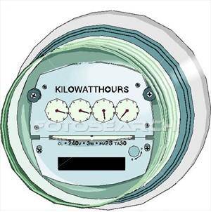 electric-meter electric meter3 Green Electricity Cost Savings From Residential Wind Turbines