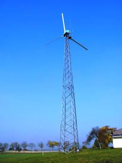 Krogmann 50kW wind turbine nacelle Krogmann 50kW Wind Turbine