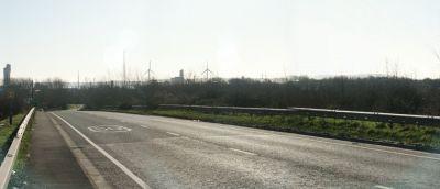 INDICATIVE view 1 Severn Beach A403 over M49 01 image INDICATIVE view 1 Severn Beach A403 over M49 01 First Council Owned Wind Farm in UK