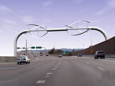 Wind Turbine Design highway wind turbine The Most Amazing Wind Turbines In The World