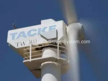 TACKE TW300 – Wind Turbines Sale 10kW - 500kW Wind Turbines - OFFERED Category - Image TACKE TW300 – Wind Turbines Sale Product Image