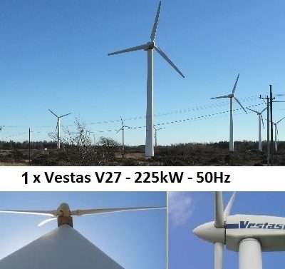 VESTAS RRB ENERGY V27 – RRB VESTAS V27 500kW Category 2