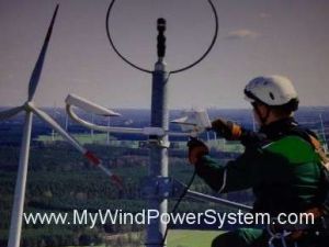 Hochspannungs Lichttechnik Warning Light installation pic 388x500 e1459177119810 300x225 NRG Met Mast   60m   Wind Monitoring Systems zu verkaufen