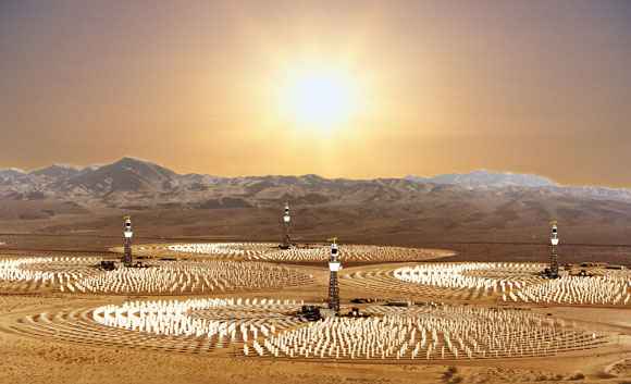 Alternative Energy Solar Plant