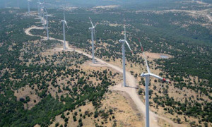 Izmir wind farm Turkey