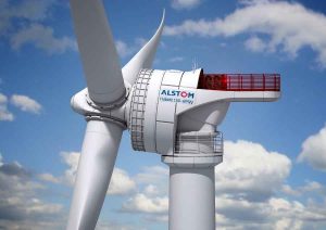 Alstom Haliade 150-6MW offshore wind turbine