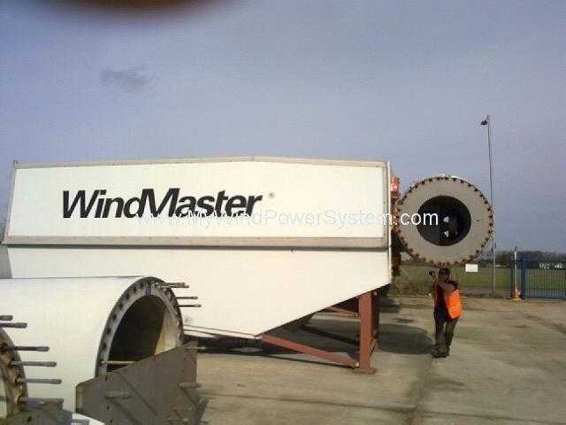 WindMaster 750kW Wind Turbine nacelle WINDMASTER 750 EG Used Wind Turbines For Sale   750KW