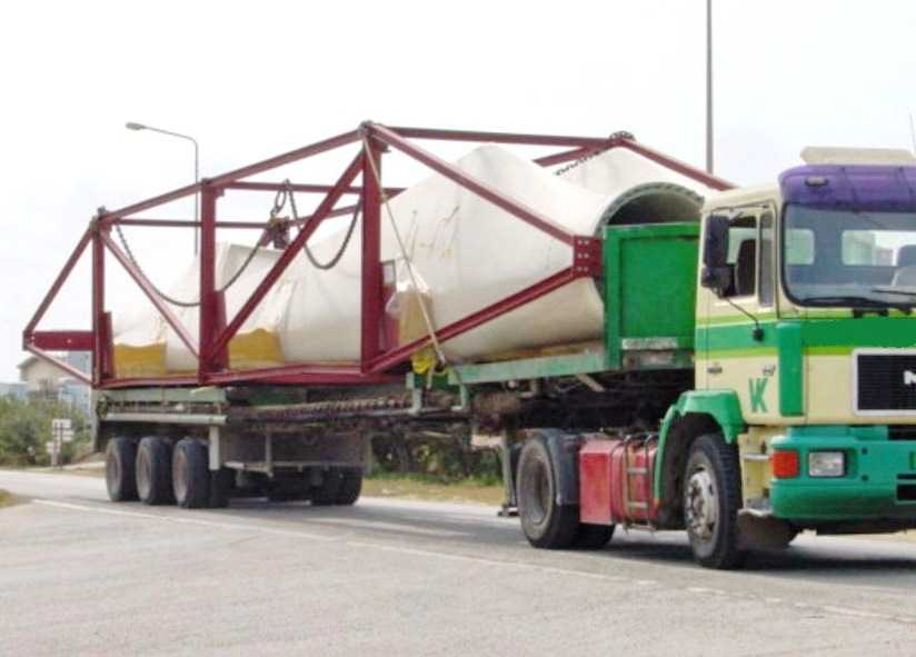 NEDWIND 46 500Kw Wind Turbine Blades transport image NEDWIND 46 500Kw Wind Turbine Blades transport Transport Frames for Vestas V66 URGENTLY NEEDED