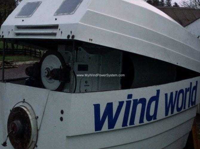 WindWorld 2700 150kW Wind Turbine nacelle WINDWORLD W2700   150 kW Wind Turbine For Sale