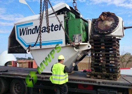 windmaster wm300 28 on truck 1 comp 9137273 WINDMASTER WM300 28 Used Wind Turbine For Sale