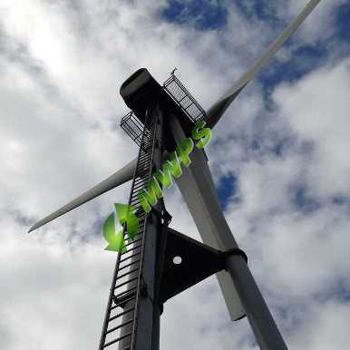 Bonuss 150kW Wind Turbine tripod 1g sml 2 BONUS 150kW Wind Turbines For Sale   2 x Units